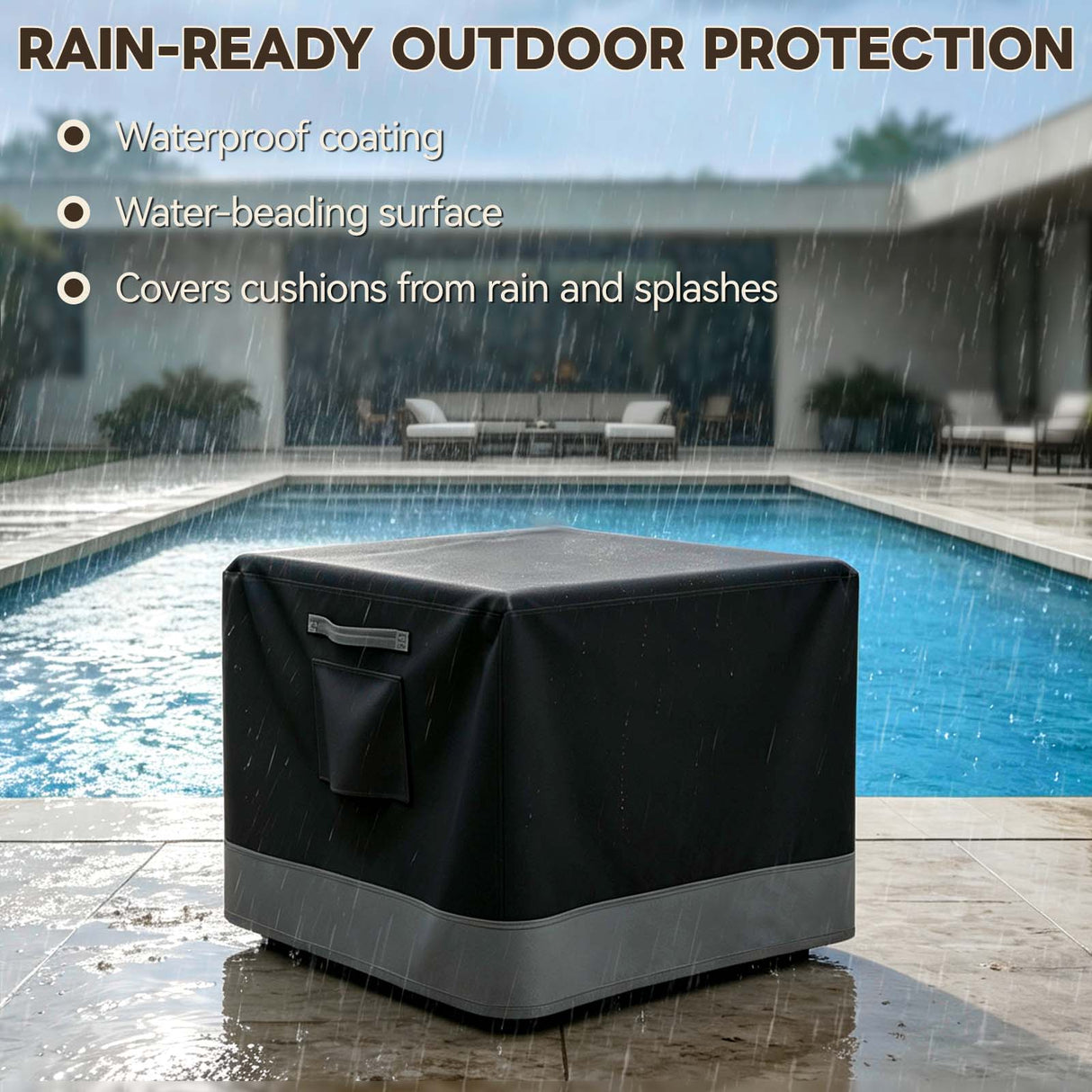 Patio Furniture Cover, Side Table 21''W×21''D×17.5''H - Eagle Peak®