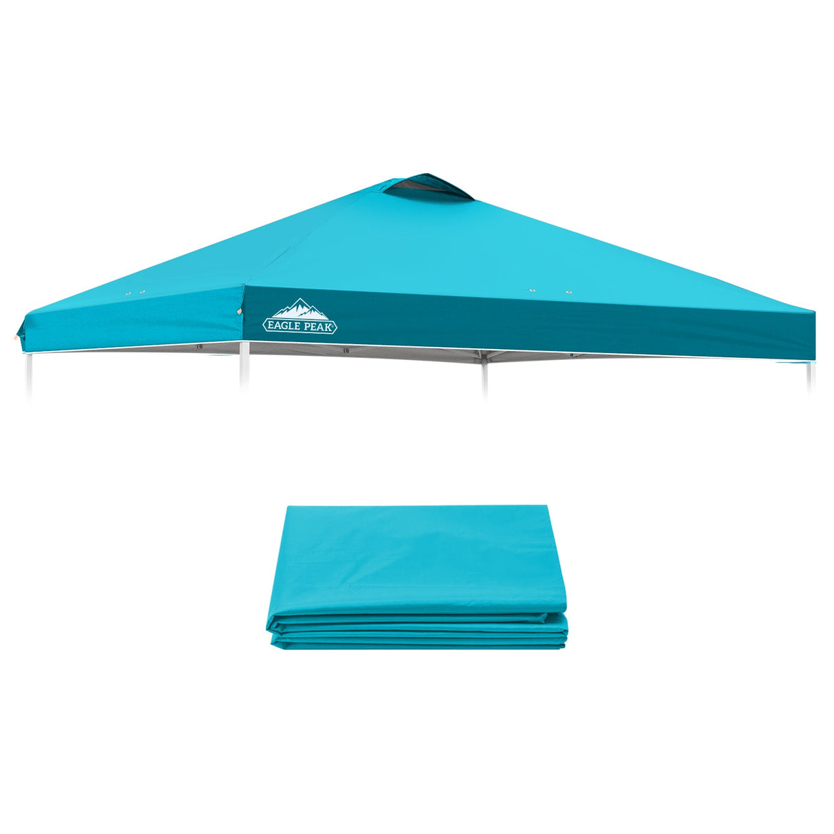 Replacement Canopy Cover with Air Vent for 10x10 Pop Up Canopy Tent, Top Only - Eagle Peak Custom Canopy Tent