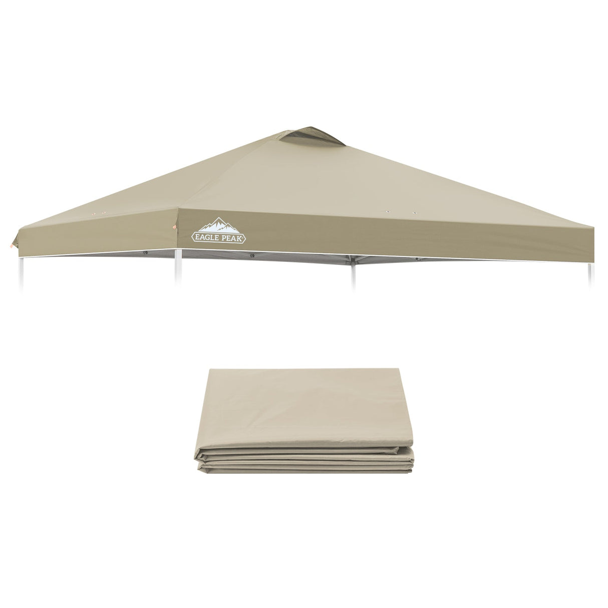 Replacement Canopy Cover with Air Vent for 10x10 Pop Up Canopy Tent, Top Only - Eagle Peak Custom Canopy Tent
