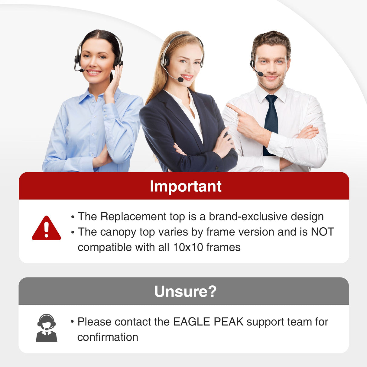 Replacement Canopy Cover with Air Vent for 10x10 Pop Up Canopy Tent, Top Only - Eagle Peak Custom Canopy Tent
