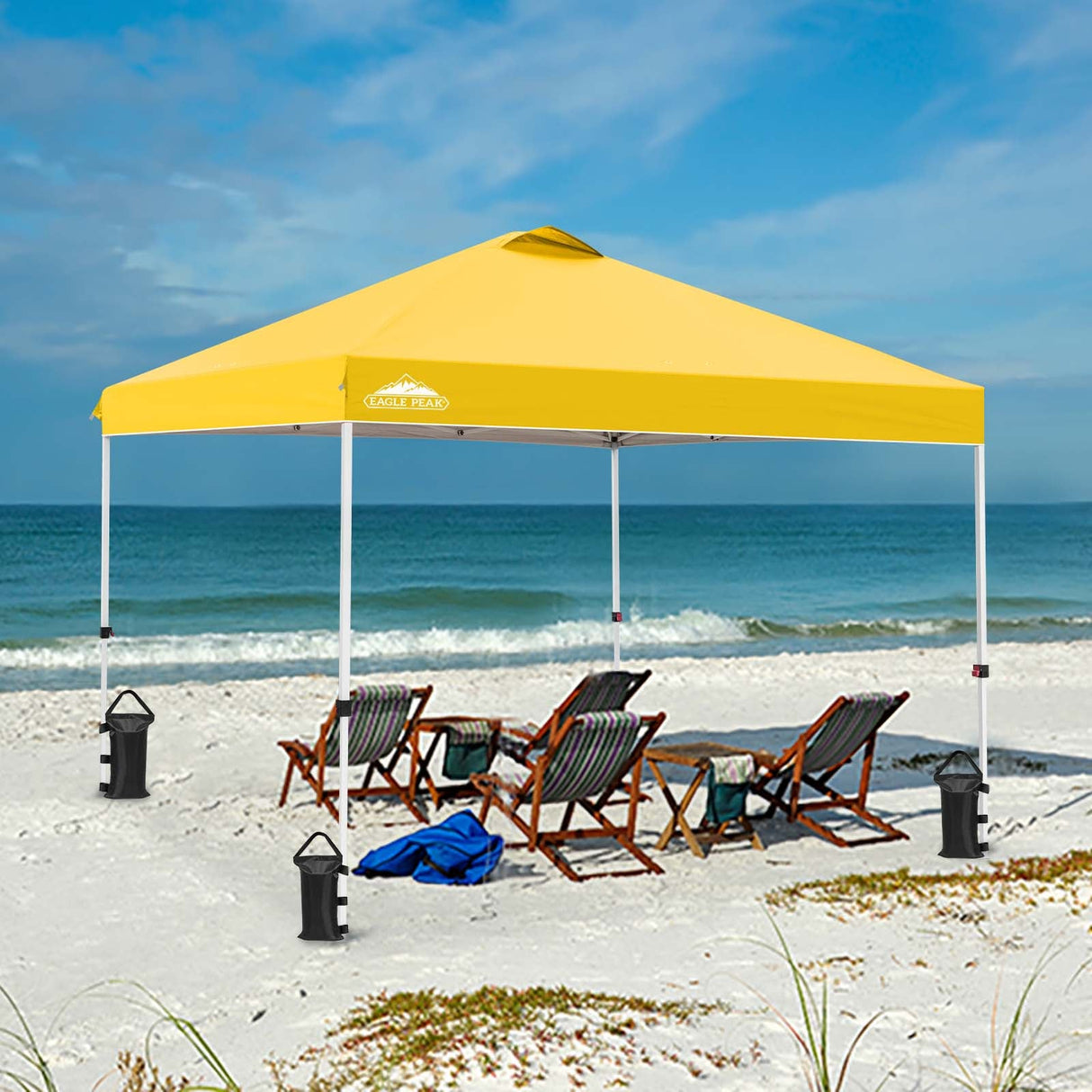 Replacement Canopy Cover with Air Vent for 10x10 Pop Up Canopy Tent, Top Only - Eagle Peak Custom Canopy Tent