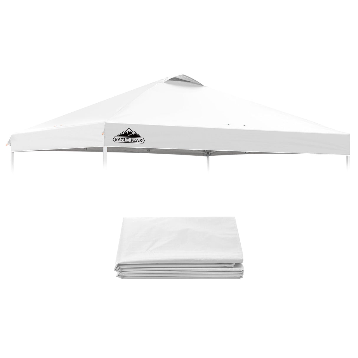 Replacement Canopy Cover with Air Vent for 10x10 Pop Up Canopy Tent, Top Only - Eagle Peak Custom Canopy Tent