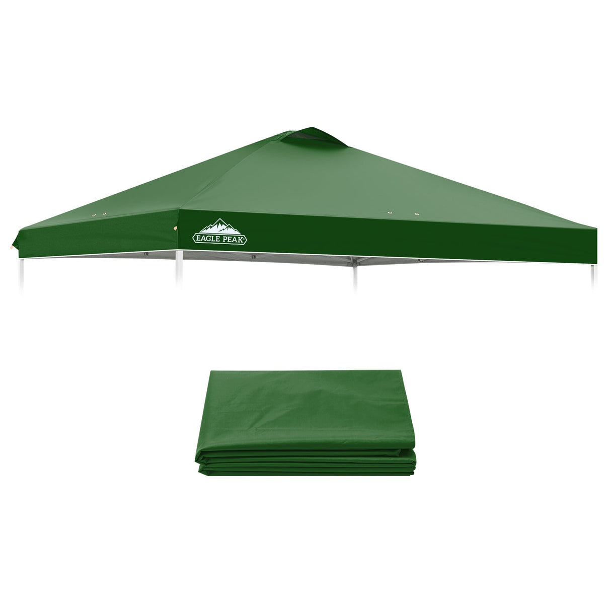 Replacement Canopy Cover with Air Vent for 10x10 Pop Up Canopy Tent, Top Only - Eagle Peak Custom Canopy Tent