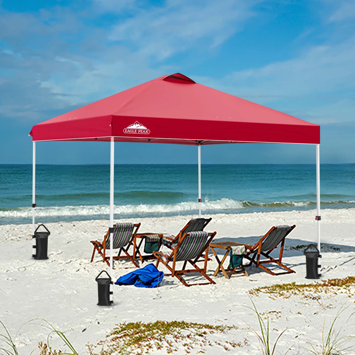 Replacement Canopy Cover with Air Vent for 10x10 Pop Up Canopy Tent, Top Only - Eagle Peak Custom Canopy Tent