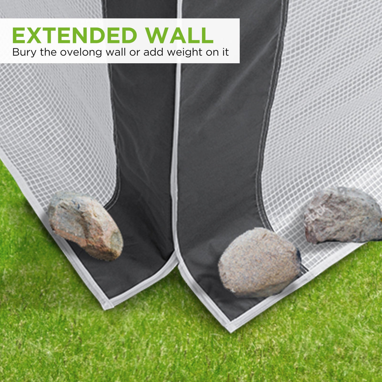 Replacement Cover for 8x6 Portable Pop up Greenhouse with Polyester Reinforced Corners - Eagle Peak Custom Canopy Tent