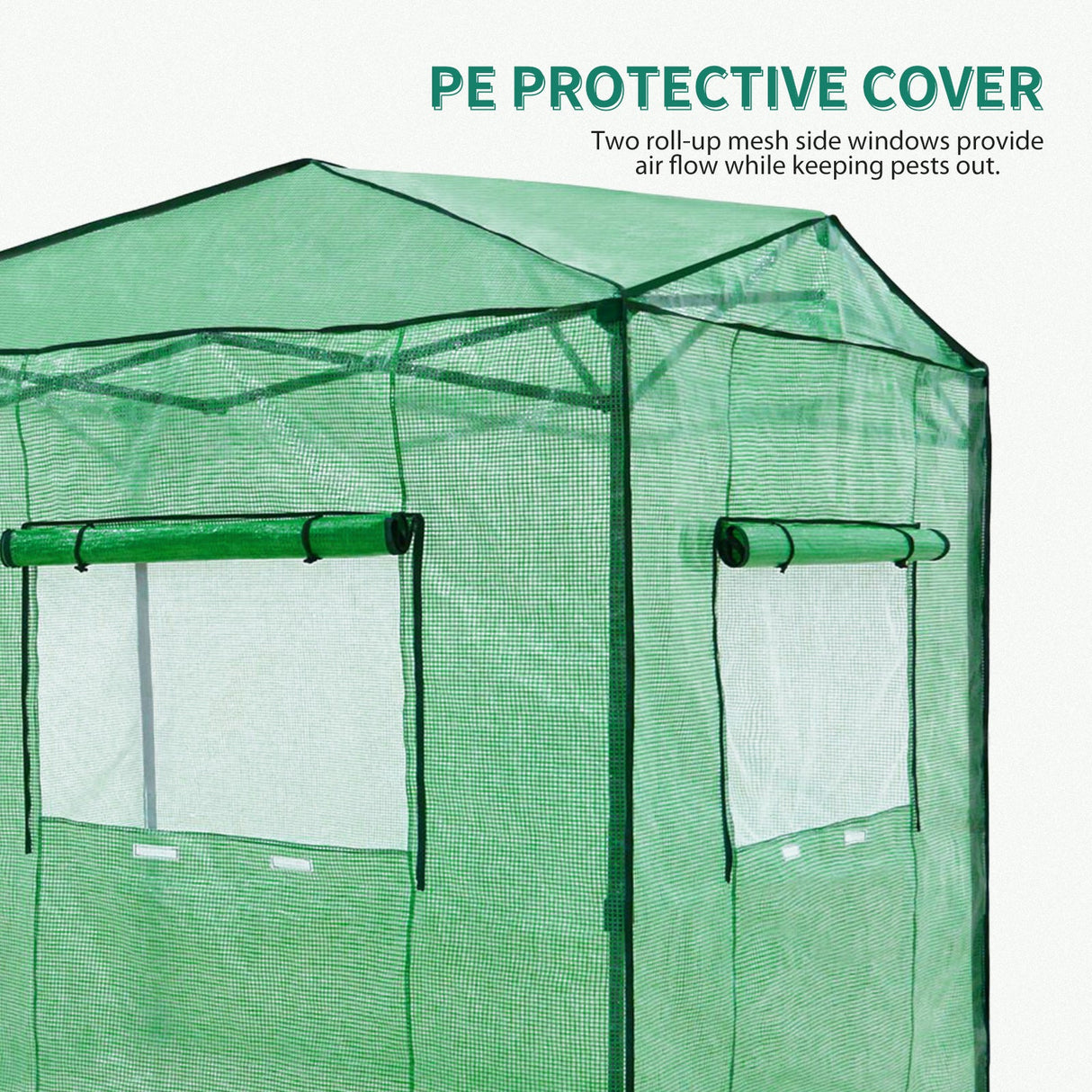 Replacement Cover for 8x6 Portable Walk - in Pop up Greenhouse - Eagle Peak