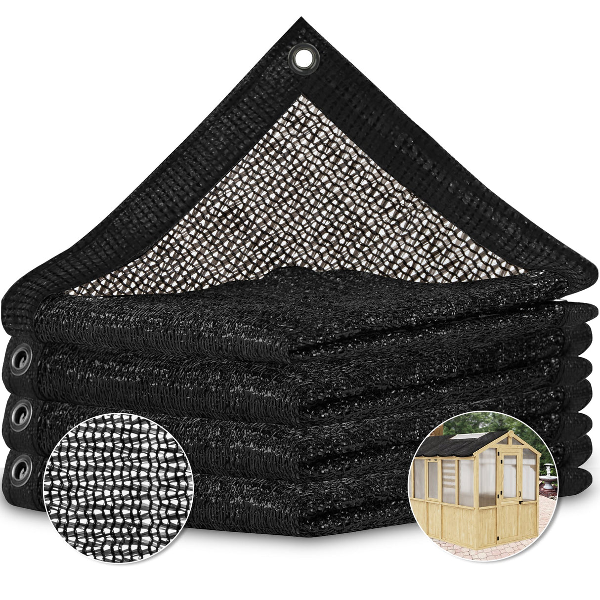 Shade Cloth for EAGLE PEAK 6.7x6x7.7 ft/6.7x7.8x7.7 ft/6.7x9.7x7.7 ft Wood Greenhouse - Eagle Peak Custom Canopy Tent