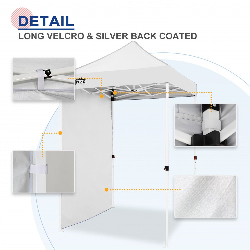 Sunwall / Sidewall for 5x5 ft Straight Leg Canopy only 1 Sidewall - Eagle Peak Custom Canopy Tent