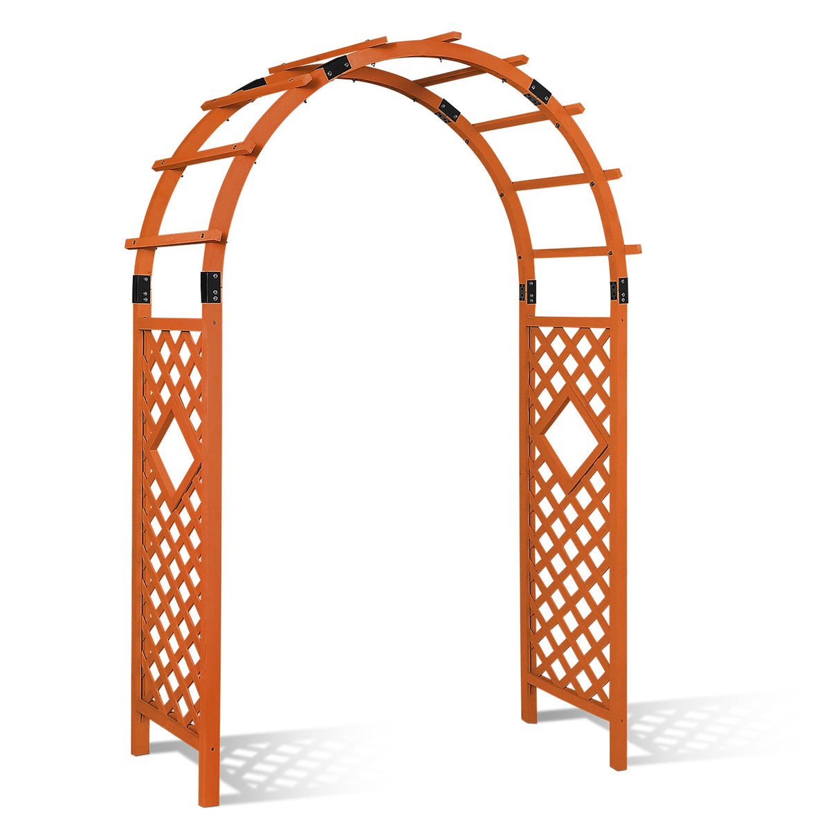 Wood Arbor Garden Trellis Archway, 92 in Wedding Arch - Eagle Peak Custom Canopy Tent