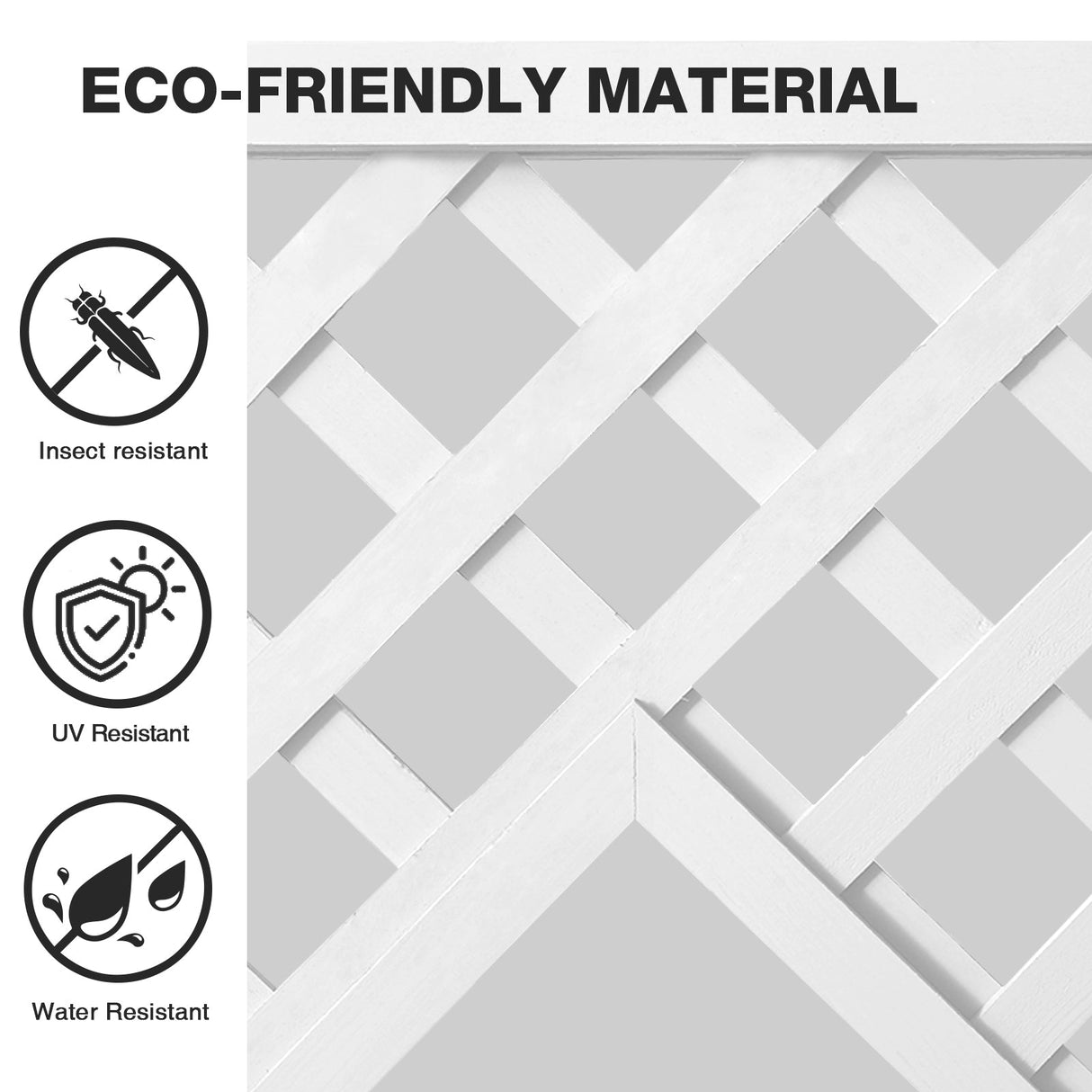 Wood Arbor Garden Trellis Archway, 92 in Wedding Arch - Eagle Peak Custom Canopy Tent