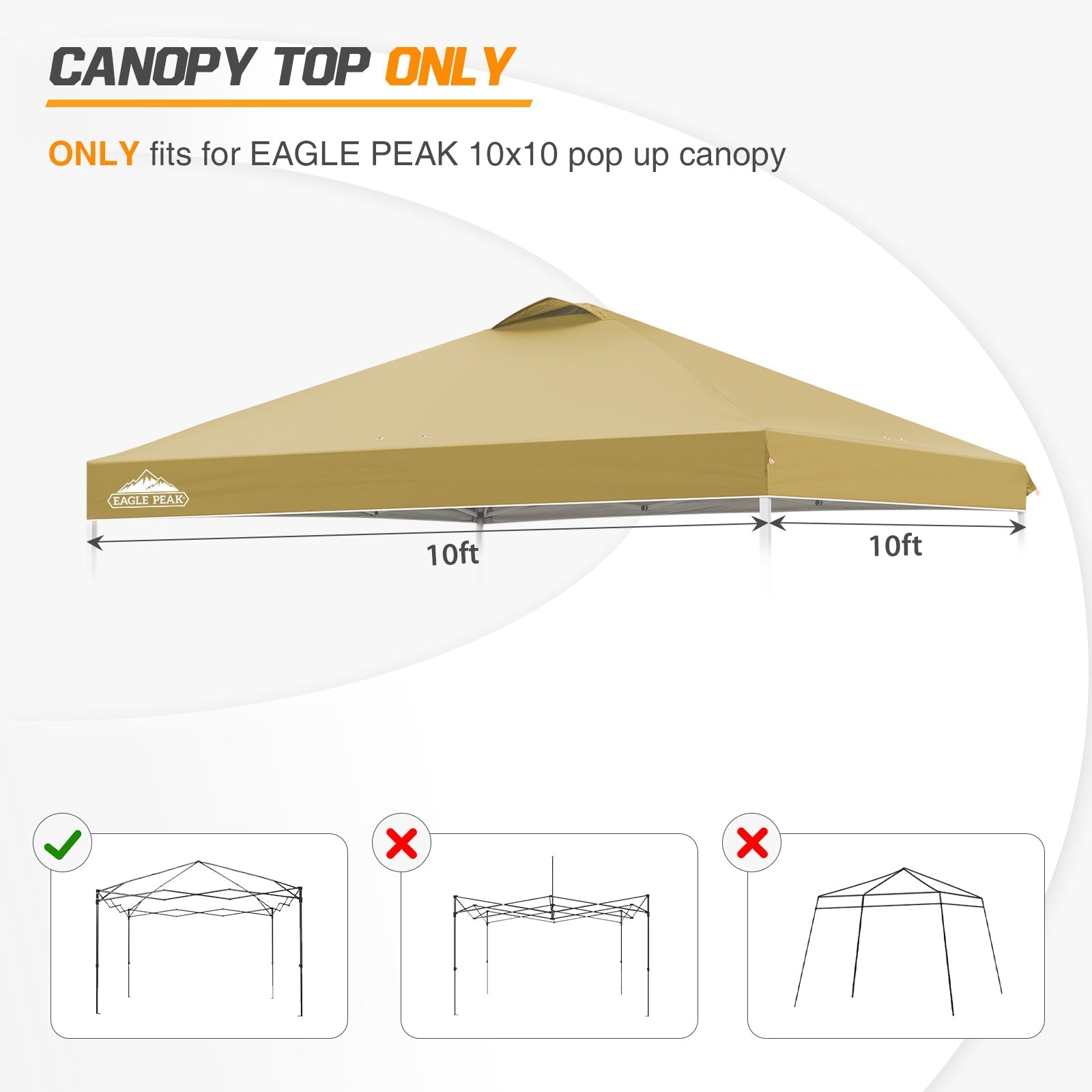 5 Canopy Tent Replacement Parts and Top in 2026 - Eagle Peak Custom Canopy Tent