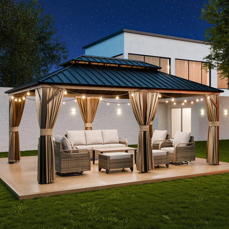 Best 5 Rectangle Gazebos for Modern Patios - Eagle Peak Custom Canopy Tent