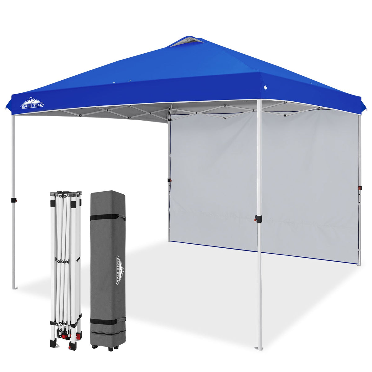 10x10 Canopies with one Sidewall_E100SW1 - Eagle Peak Canopy and Outdoor Products