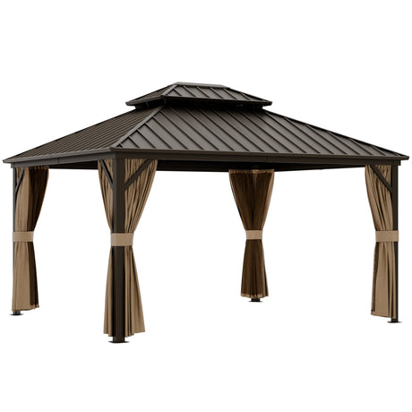 12x14 Hardtop Gazebo_GB01-168MW - Eagle Peak Custom Canopy Tent
