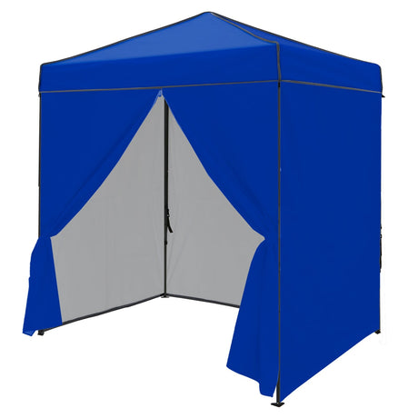 6x4 Instant Pop Up Canopy Tent with 4 Side Wall Panels_E24SW4 - Eagle Peak Custom Canopy Tent