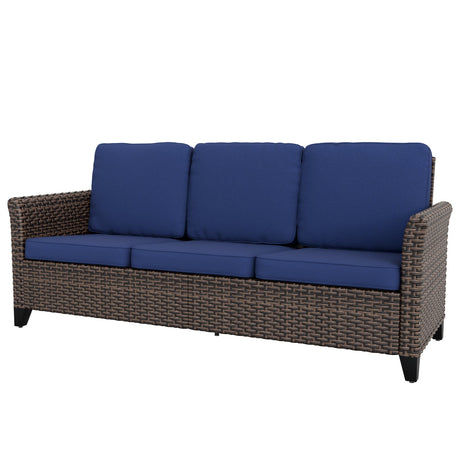 Ocean Vista Outdoor Wicker Patio Sofa_FTX-E - Eagle Peak Custom Canopy Tent