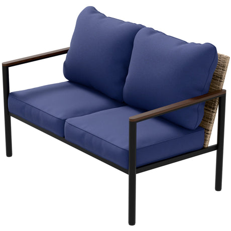 Sunset Dune Collection Modern Outdoor Patio Furniture Sofa_FLA-C - Eagle Peak Custom Canopy Tent