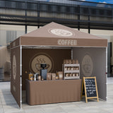 EAGLE PEAK E100 Steel Square Leg Commercial Custom Canopy Tent 10x10 - CLICK TO CONFIGURE - Package Prices Start at $499.00