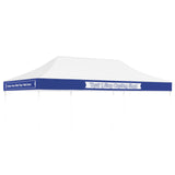 Custom Canopy Valance Wrap Banner with Business Logo for 10x10 Pop Up Canopy, 1x40ft / 1x50ft / 1x60ft