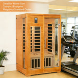 1 - 2/2 Person Low EMF Far Infrared Sauna - Eagle Peak Custom Canopy Tent