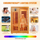 1 - 2/2 Person Low EMF Far Infrared Sauna - Eagle Peak Custom Canopy Tent