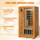 1 - 2/2 Person Low EMF Far Infrared Sauna - Eagle Peak Custom Canopy Tent