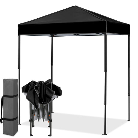 6x4 Instant Pop Up Canopy Tent  with 4 Side Wall Panels