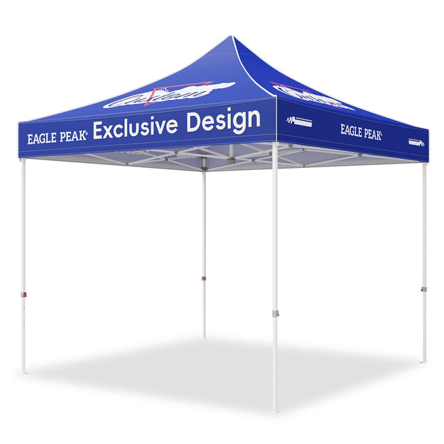 10x10 Alpine Custom Commercial Canopy High Peak Frame,CLICK TO CONFIGURE - Package Prices Start at $629.99 - Eagle Peak Custom Canopy Tent