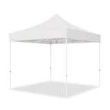 10x10 Commercial Canopy with High Peak, White - Eagle Peak Custom Canopy Tent