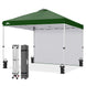 10x10 Commercial Pop up Canopy with 1 Sidewall - Eagle Peak®