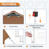 10x10 Commercial Pop up Canopy with 1 Sidewall - Eagle Peak Custom Canopy Tent