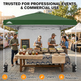 10x10 Commercial Pop up Canopy with 1 Sidewall - Eagle Peak®
