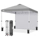 10x10 Commercial Pop up Canopy with 1 Sidewall - Eagle Peak®