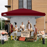 10x10 Commercial Pop up Canopy with 1 Sidewall - Eagle Peak Custom Canopy Tent