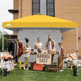 10x10 Commercial Pop up Canopy with 1 Sidewall - Eagle Peak Custom Canopy Tent