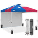10x10 Commercial Pop up Canopy with 1 Sidewall - Eagle Peak Custom Canopy Tent