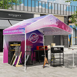 10x10 Custom Commercial Canopy with Gable Roof, CLICK TO CONFIGURE - Package Prices Start at $489.99 - Eagle Peak Custom Canopy Tent