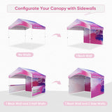 10x10 Custom Commercial Canopy with Gable Roof, CLICK TO CONFIGURE - Package Prices Start at $489.99 - Eagle Peak Custom Canopy Tent