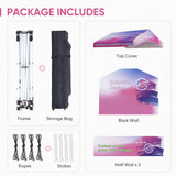 10x10 Custom Commercial Canopy with Gable Roof, CLICK TO CONFIGURE - Package Prices Start at $489.99 - Eagle Peak Custom Canopy Tent