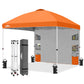 10x10 ft Pop Up Canopy Tent with Sidewall - Eagle Peak Custom Canopy Tent