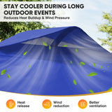 10x10 Pop Up Canopy Tent with Four Sidewalls - Eagle Peak
