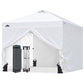 10x10 Pop Up Canopy Tent with Four Sidewalls - Eagle Peak