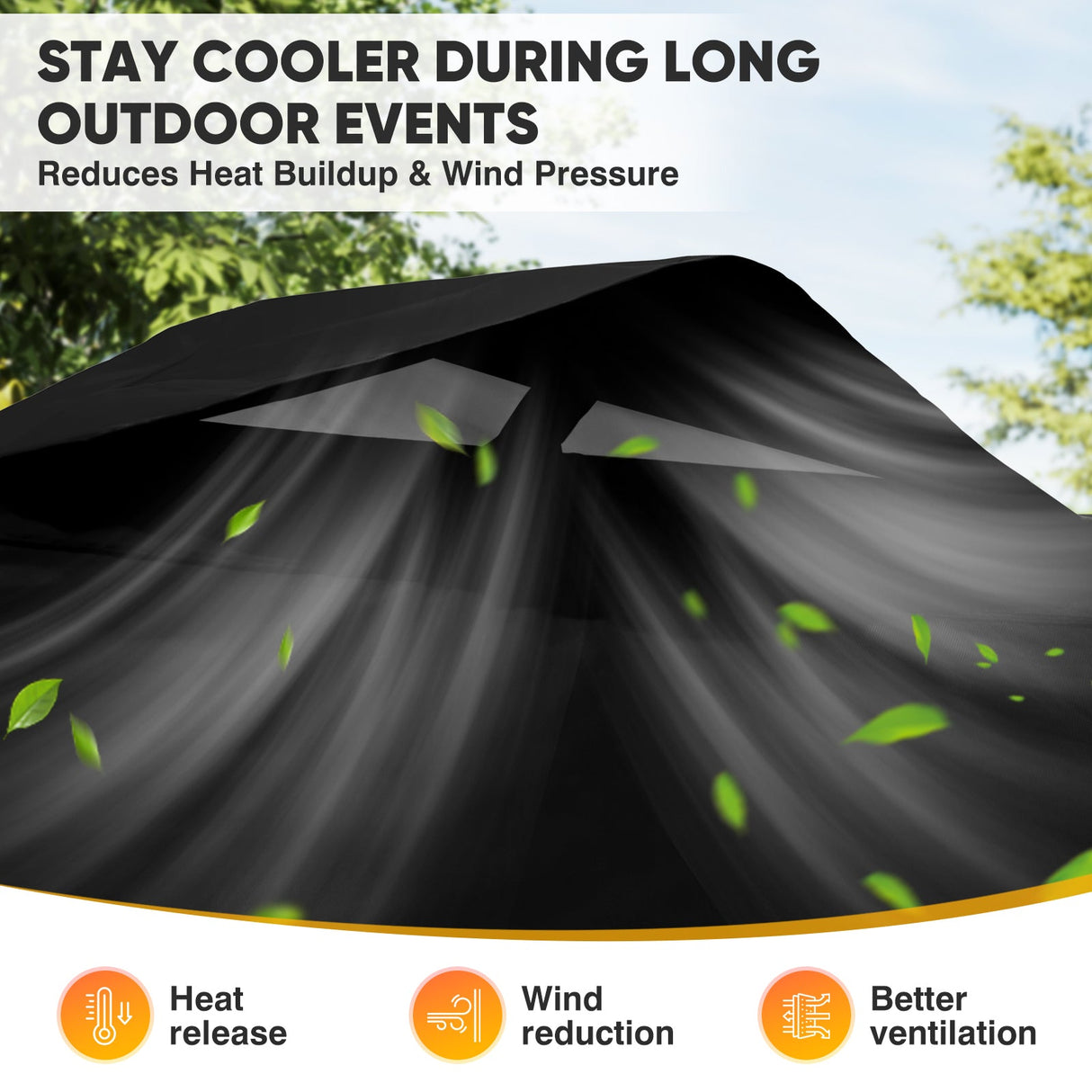 10x10 Pop Up Canopy Tent with Four Sidewalls - Eagle Peak
