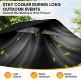 10x10 Pop Up Canopy Tent with Four Sidewalls - Eagle Peak