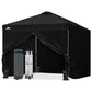 10x10 Pop Up Canopy Tent with Four Sidewalls - Eagle Peak