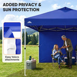 10x10 Pop Up Canopy Tent with One Sidewall - Eagle Peak