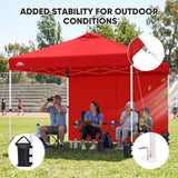 10x10 Pop Up Canopy Tent with One Sidewall - Eagle Peak