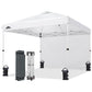 10x10 Pop Up Canopy Tent with One Sidewall - Eagle Peak