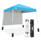 10x10 Pop Up Canopy Tent with Wall Panel, 10x10 Base 8x8 Top - Eagle Peak Custom Canopy Tent
