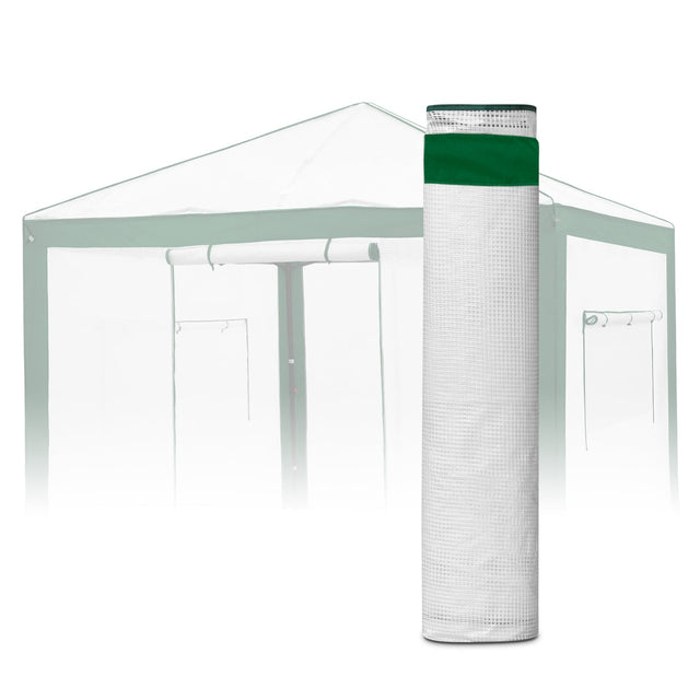 10X10 Replacement Top cover of Walk in Greenhouse with Polyester Reinforced Corners - Eagle Peak Custom Canopy Tent